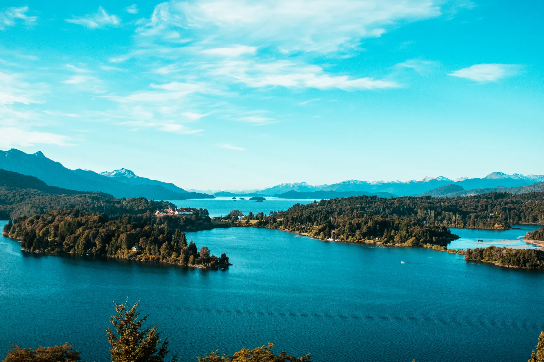 Lago Nahuel Huapi y la cordillera, Bariloche